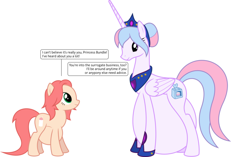 Size: 5866x4000 | Tagged: safe, artist:parclytaxel, derpibooru import, oc, oc:bundle joy, oc:epona serena, unofficial characters only, alicorn, earth pony, pony, .svg available, absurd resolution, alicornified, belly, big belly, clothes, crown, female, hair bun, hairband, huge belly, hyper, hyper belly, hyper pregnancy, impossibly large belly, jewelry, looking down, looking up, mare, older, peytral, pregnant, race swap, regalia, shoes, simple background, speech bubble, transparent background, vector