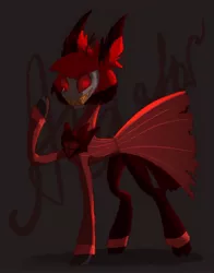 Size: 1003x1280 | Tagged: safe, artist:daryaberry, derpibooru import, ponified, pony, alastor, crossover, hazbin hotel, male, radio demon, solo