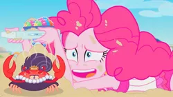 Size: 1280x720 | Tagged: safe, derpibooru import, screencap, pinkie pie, equestria girls, equestria girls series, too hot to handle