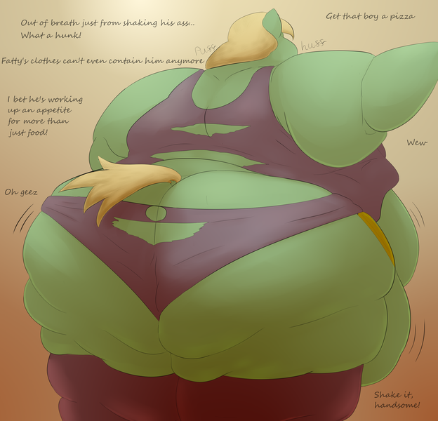 Size: 2600x2500 | Tagged: anthro, artist:lupin quill, belly, bhm, big belly, bingo wings, chubby cheeks, clothes, crossdressing, derpibooru import, dialogue, dock, fat, fat fetish, femboy, fetish, high res, jiggle, lingerie, male, morbidly obese, obese, oc, oc:sketch pad, offscreen character, panting, prostitute, prostitution, questionable, ripping clothes, rolls of fat, series:butterball of the night (weight gain), simple background, socks, solo, solo male, stockings, teasing, the ass was fat, thigh highs, thighs, thunder thighs, unguligrade anthro, unofficial characters only, wardrobe malfunction, weight gain, weight gain sequence