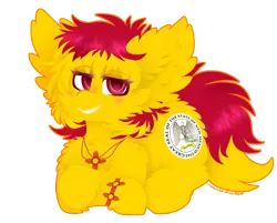 Size: 1024x824 | Tagged: safe, artist:vanillaswirl6, derpibooru import, oc, oc:new mexico, unofficial characters only, pony, bracelet, fluffy, jewelry, male, necklace, prone, simple background, sitting, transparent background, vanillaswirl6's state ponies