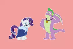 Size: 1362x916 | Tagged: safe, artist:pottedphyllis, derpibooru import, rarity, spike, the last problem, female, male, shipping, sparity, straight