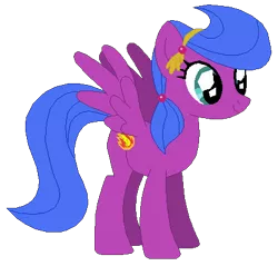 Size: 426x408 | Tagged: safe, artist:optimusv42, derpibooru import, firefly, crystal pony, pegasus, pony, my little pony 'n friends, cousin, fan version, friendship troopers, g1, my little pony friendship troopers, rainbow dash's family, simple background, transparent background