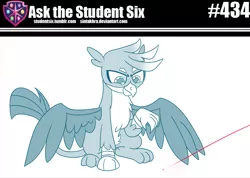 Size: 800x570 | Tagged: safe, artist:sintakhra, derpibooru import, gallus, gryphon, tumblr:studentsix, behaving like a cat, catbird, cute, gallabetes, griffons doing cat things, laser pointer, solo