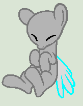 Size: 163x208 | Tagged: safe, artist:adamsadopts, derpibooru import, oc, unofficial characters only, pegasus, pony, bald, base, eyes closed, pegasus oc, simple background, solo, wings