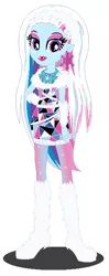 Size: 270x682 | Tagged: safe, artist:machakar52, derpibooru import, equestria girls, abby bominable, barely eqg related, base used, clothes, crossover, dress, ear piercing, earring, equestria girls style, equestria girls-ified, jewelry, mattel, monster, monster high, necklace, piercing, shoes, snow monster, winter boots