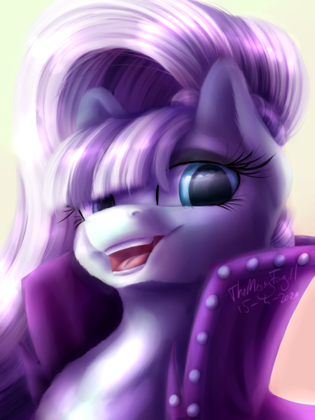 Size: 4500x6000 | Tagged: safe, artist:themessyfangirl, derpibooru import, coloratura, earth pony, pony, absurd resolution, countess coloratura, female, mare, open mouth, solo