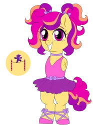 Size: 745x1000 | Tagged: amputee, armless, artist:unoriginai, ballet, clothes, congenital amputee, cute, cutie mark, derpibooru import, dress, oc, ocbetes, oc:skedoodle, safe, simple background, skedoodle, solo, transparent background, tutu, unofficial characters only