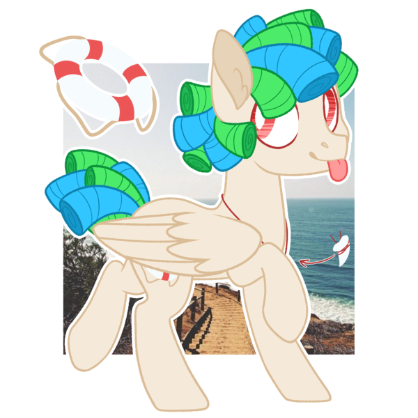 Size: 2160x2160 | Tagged: safe, artist:bittersweetcandy, artist:connorbal, derpibooru import, oc, oc:marco polo, unofficial characters only, pegasus, pony, base used, high res, male, ocean, oversized wings, simple background, solo, stallion, tongue out, transparent background
