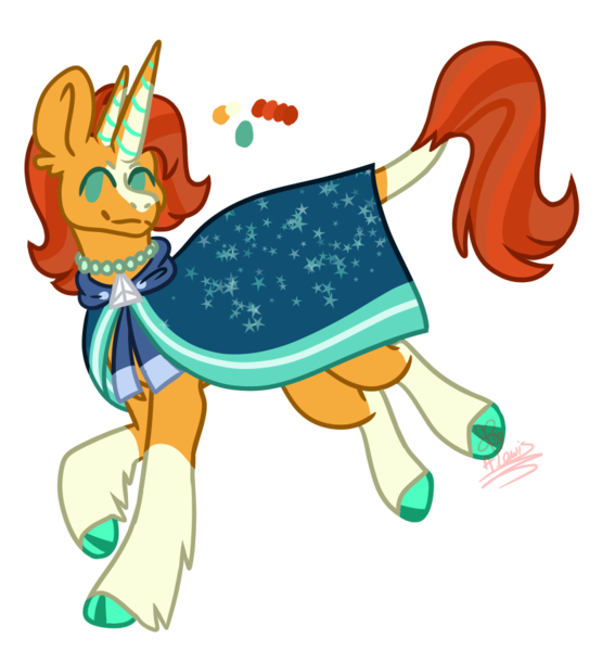 Size: 850x900 | Tagged: artist needed, source needed, useless source url, safe, derpibooru import, stellar flare, sunburst, bicorn, classical unicorn, pony, unicorn, cape, clothes, cloven hooves, female, fusion, horn, jewelry, leonine tail, male, mare, mother and child, mother and son, multiple horns, necklace, pearl necklace, robe, simple background, sunburst's robe, transparent background, unshorn fetlocks