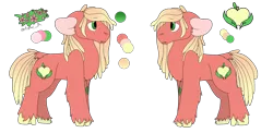 Size: 2528x1236 | Tagged: safe, artist:scorpionthehybrid, derpibooru import, oc, oc:golden leaf, unofficial characters only, earth pony, pony, cutie mark, dreadlocks, male, offspring, parent:big macintosh, parent:fluttershy, parent:marble pie, parents:fluttermac, reference sheet, simple background, solo, stallion, step-son, transparent background, unshorn fetlocks