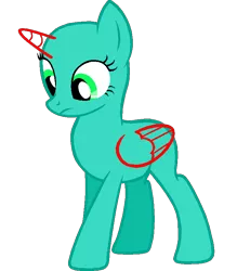 Size: 705x805 | Tagged: safe, artist:strassenlaterne, derpibooru import, oc, unofficial characters only, alicorn, pony, alicorn oc, bald, base, eyelashes, horn, looking down, simple background, solo, transparent background, wings