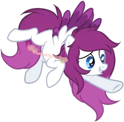 Size: 604x594 | Tagged: safe, artist:skulifuck, derpibooru import, oc, oc:breezy sky, unofficial characters only, pegasus, pony, base used, female, flying, mare, pegasus oc, simple background, smiling, solo, transparent background, two toned wings, underhoof, watermark, wings