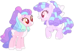 Size: 656x452 | Tagged: safe, artist:kurosawakuro, derpibooru import, oc, unofficial characters only, pegasus, pony, base used, colored pupils, female, half-siblings, magical lesbian spawn, mare, offspring, parent:cozy glow, parent:toola roola, parent:wind sprint, simple background, transparent background