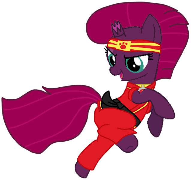 Size: 1114x1050 | Tagged: safe, artist:徐詩珮, derpibooru import, fizzlepop berrytwist, tempest shadow, pony, unicorn, series:sprglitemplight diary, series:sprglitemplight life jacket days, series:springshadowdrops diary, series:springshadowdrops life jacket days, alternate universe, base used, clothes, cute, karate, marshall (paw patrol), paw patrol, simple background, transparent background