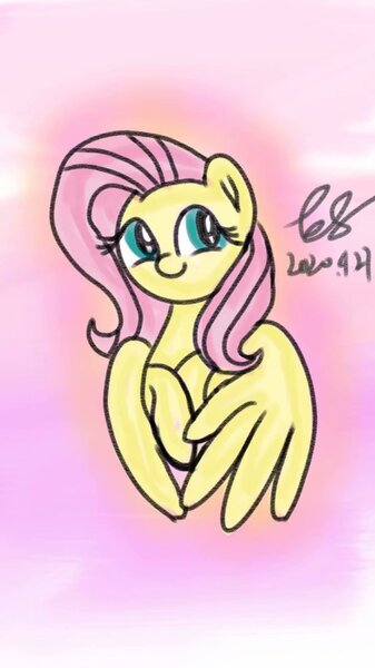 Size: 750x1334 | Tagged: safe, artist:crystal snow, derpibooru import, fluttershy, pegasus, pony, bluttershy, bust, cute, female, flying, hooves, looking at you, mare, my little pony, shyabetes, smiling, solo, wings