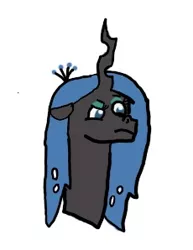 Size: 230x298 | Tagged: annoyed, artist:whistle blossom, autodesk sketchbook, bust, changeling, changeling queen, crown, derpibooru import, digital art, female, head only, jewelry, mare, part of a set, queen chrysalis, queen chrysalis is not amused, regalia, safe, simple background, solo, unamused, white background
