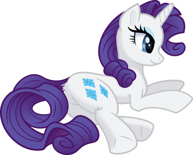 Size: 5500x4415 | Tagged: safe, artist:kp-shadowsquirrel, artist:negatif22, derpibooru import, rarity, pony, unicorn, .svg available, absurd resolution, cute, female, mare, profile, prone, raribetes, simple background, solo, transparent background, vector