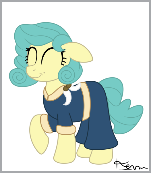 Size: 2958x3375 | Tagged: safe, artist:povitato, derpibooru import, oc, unofficial characters only, earth pony, clothes, dress, female, happy, mare, simple background, solo, transparent background