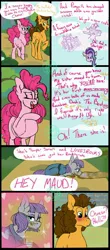 Size: 1024x2321 | Tagged: safe, artist:farewelldecency, deleted from derpibooru, derpibooru import, cheese sandwich, lovestruck, maud pie, pinkie pie, earth pony, pony, female, heart, love, male, maudwich, shipping, straight