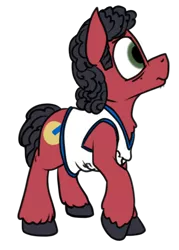 Size: 404x564 | Tagged: safe, artist:thebathwaterhero, derpibooru import, oc, unofficial characters only, earth pony, earth pony oc, simple background, solo, transparent background