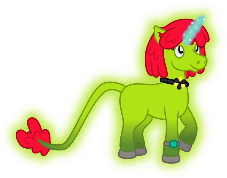 Size: 5092x4000 | Tagged: safe, artist:melisareb, derpibooru import, oc, oc:radiante radium, ponified, unofficial characters only, object pony, original species, pony, radioactive pony, unicorn, .svg available, absurd resolution, barely pony related, clairev, female, glow, glowing body, glowing horn, horn, inkscape, klara viskova, looking up, magic, mare, radioactive, simple background, solo, style emulation, transparent background, vector, watch