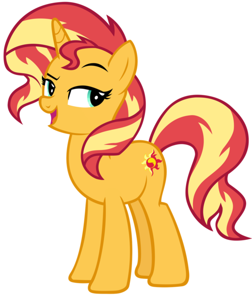 Size: 1280x1495 | Tagged: safe, artist:andoanimalia, derpibooru import, sunset shimmer, pony, unicorn, equestria girls, equestria girls series, forgotten friendship, cute, open mouth, shimmerbetes, simple background, smugset shimmer, solo, transparent background, vector