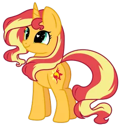 Size: 4800x5000 | Tagged: safe, artist:emeraldblast63, artist:riouku, derpibooru import, sunset shimmer, pony, unicorn, absurd resolution, butt, cute, female, heart eyes, mare, shimmerbetes, simple background, solo, trace, transparent background, vector, wingding eyes