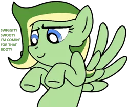 Size: 508x427 | Tagged: safe, artist:didgereethebrony, artist:malachitebases, derpibooru import, oc, oc:boomerang beauty, pegasus, pony, base used, simple background, solo, swiggity swooty, trace, transparent background