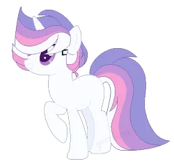 Size: 447x426 | Tagged: safe, artist:strawberry-spritz, artist:yourrdazzle, derpibooru import, oc, unofficial characters only, pony, unicorn, base used, colored pupils, female, mare, offspring, parent:double diamond, parent:twilight sparkle, parents:diamondlight, simple background, solo, transparent background