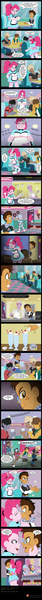 Size: 1500x21343 | Tagged: safe, artist:niban-destikim, derpibooru import, dumbbell, hoops, pinkie pie, quarterback, sunny sugarsocks, tip top, oc, oc:copper plume, comic:the copperpie chronicles, equestria girls, absurd resolution, angry, bow, breasts, bully, bullying, burger, busty pinkie pie, butt touch, canon x oc, chubbie pie, chubby, clapping, clothes, comic, commission, commissioner:imperfectxiii, copperpie, crying, dialogue, diner, diner uniform, doo wop, equestria girls-ified, fat, fat shaming, female, food, freckles, french fries, glasses, greasy joe, hair over eyes, hair over one eye, hamburger, hand on hip, high five, imminent diarrhea, jeans, kissing, laughing, laxative, male, milkshake, milkshake malt, neckerchief, notepad, pants, pen, phone, plump, ponytail, potty emergency, potty time, pudgy pie, roller skates, server pinkie pie, shipping, shirt, shoes, smiling, sneakers, spatula, speech bubble, stomach noise, straight, surprise kiss, table, tears of joy, thought bubble, wide eyes