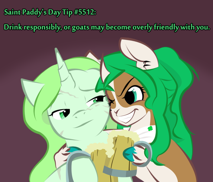 Size: 900x766 | Tagged: safe, artist:askmerriweatherauthor, derpibooru import, oc, oc:amelia swan, oc:merriweather, pony, unicorn, ask merriweather, cider mug, female, mare, mug, one eye closed, wink