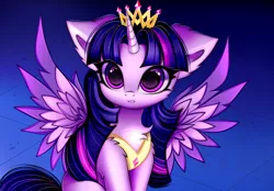 Size: 1468x1020 | Tagged: safe, artist:mite-lime, derpibooru import, twilight sparkle, twilight sparkle (alicorn), alicorn, pony, cheek fluff, chest fluff, crossover, crown, cute, ear fluff, female, jewelry, leg fluff, mare, parody, peytral, regalia, sailor moon, sailor moon redraw meme, scene parody, serena tsukino, solo, spread wings, tsukino usagi, twiabetes, wings