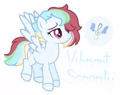 Size: 1280x999 | Tagged: safe, artist:amazingly-gay-evan, artist:ponies-bases, derpibooru import, oc, oc:vibrant sonority, unofficial characters only, pegasus, pony, base used, cutie mark, female, hair over one eye, mare, multicolored hair, offspring, parent:rainbow dash, parent:soarin', parents:soarindash, simple background, solo, white background
