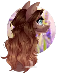 Size: 1242x1538 | Tagged: safe, artist:ohhoneybee, derpibooru import, oc, oc:honey lavender, pony, bust, female, mare, portrait, simple background, solo, transparent background