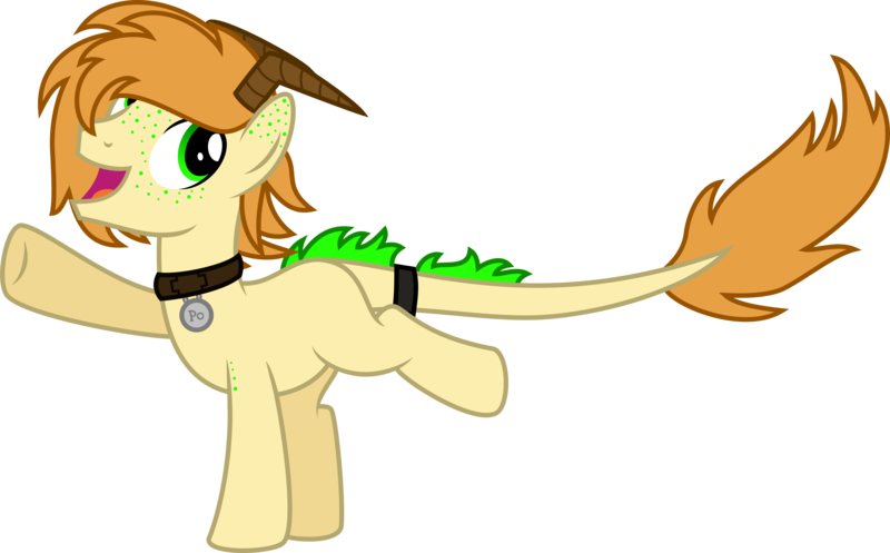 Size: 6439x4000 | Tagged: safe, artist:melisareb, derpibooru import, oc, oc:polonium, ponified, unofficial characters only, object pony, original species, pony, radioactive pony, absurd resolution, collar, cute, element pony, freckles, horns, inkscape, leonine tail, male, ocbetes, radioactive, simple background, solo, stallion, transparent background, vector