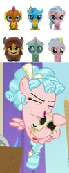 Size: 1600x4020 | Tagged: cozybetes, cozy glow, cute, derpibooru import, diaocelles, diastreamies, edit, gallabetes, gallus, mash'ems, merchandise, ocellus, safe, silverstream, skull, smolder, smolderbetes, yona, yonadorable