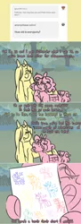 Size: 710x1940 | Tagged: apple bloom, applejack, artist:ask-pinkie-polkadot-pie, cutie mark crusaders, derpibooru import, drawing, fluttershy, mane six, pinkie pie, rainbow dash, rarity, safe, scootaloo, spike, sweetie belle, tumblr:ask-pinkie-polkadot-pie, twilight sparkle