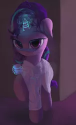 Size: 2330x3839 | Tagged: safe, artist:vultraz, derpibooru import, starlight glimmer, pony, unicorn, clothes, female, levitation, looking at you, magic, mare, mug, robe, short horn, solo, telekinesis