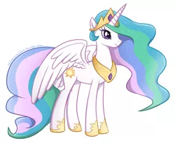 Size: 768x628 | Tagged: safe, artist:tsurime, derpibooru import, princess celestia, alicorn, pony, crown, cute, cutelestia, female, jewelry, mare, regalia, simple background, solo, white background