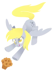 Size: 1280x1707 | Tagged: safe, artist:tsurime, derpibooru import, derpy hooves, pegasus, pony, cute, derpabetes, female, flying, food, licking, licking lips, mare, muffin, simple background, solo, spread wings, that pony sure does love muffins, tongue out, transparent background, wings