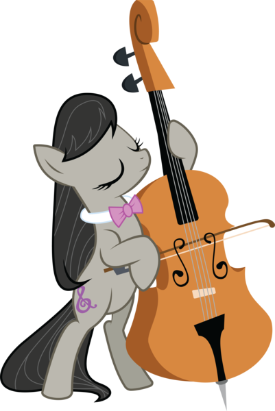 Size: 5617x8411 | Tagged: safe, artist:wissle, derpibooru import, octavia melody, earth pony, pony, the best night ever, absurd resolution, bipedal, bow (instrument), bowtie, cello, cello bow, clothes, eyes closed, female, mare, musical instrument, playing instrument, simple background, solo, transparent background, vector