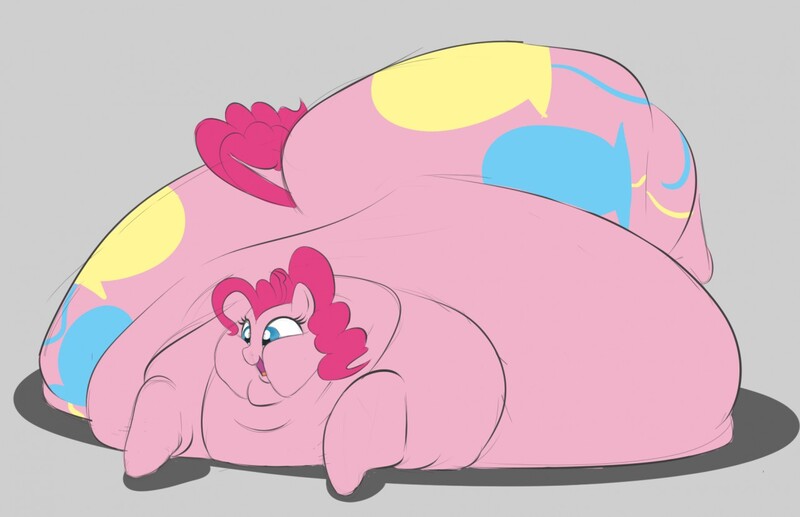 Size: 1280x827 | Tagged: questionable, artist:astr0zone, derpibooru import, pinkie pie, earth pony, pony, ass up, balloonbutt, belly, big belly, bingo wings, both cutie marks, butt, chubby cheeks, double chin, fat, female, gray background, huge belly, huge butt, impossibly large belly, impossibly large butt, large butt, leaning, leaning forward, mare, morbidly obese, neck roll, obese, open mouth, pudgy pie, rolls of fat, simple background, smiling, wide hips