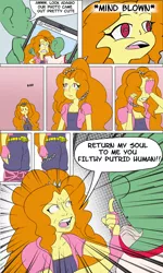 Size: 1152x1920 | Tagged: safe, artist:kazabomb, derpibooru import, adagio dazzle, oc, oc:anon, equestria girls, comic