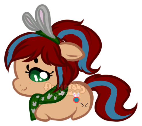 Size: 493x438 | Tagged: safe, artist:php110, deleted from derpibooru, derpibooru import, oc, unofficial characters only, earth pony, pony, clothes, commission, earth pony oc, scarf, simple background, solo, transparent background, ych result