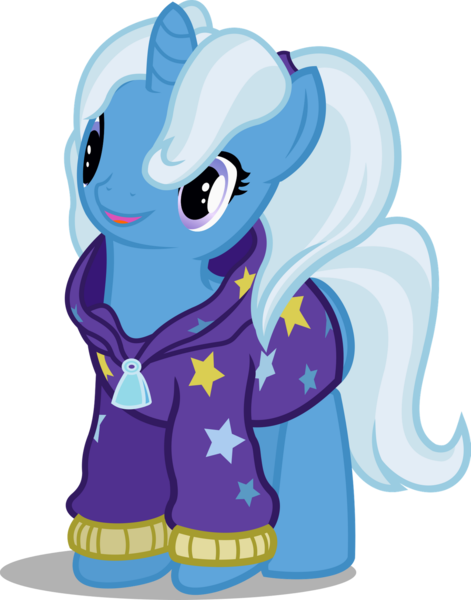 Size: 1280x1629 | Tagged: safe, artist:seahawk270, derpibooru import, trixie, pony, unicorn, alternate hairstyle, babysitter trixie, clothes, gameloft, hoodie, pigtails, simple background, solo, transparent background, twintails