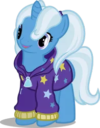 Size: 1280x1629 | Tagged: safe, artist:seahawk270, derpibooru import, trixie, pony, unicorn, alternate hairstyle, babysitter trixie, clothes, gameloft, hoodie, pigtails, simple background, solo, transparent background, twintails