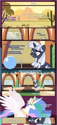 Size: 1919x4225 | Tagged: safe, artist:estories, derpibooru import, princess celestia, oc, oc:silverlay, alicorn, pony, unicorn, comic:a(pple)ffection, achoo, comic, eyes closed, show accurate, train