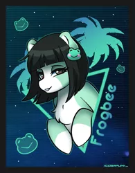 Size: 2339x3000 | Tagged: artist:ciderpunk, derpibooru import, ear piercing, earring, jewelry, oc, piercing, safe, synthwave