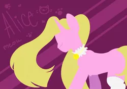 Size: 1080x761 | Tagged: safe, artist:irinamar, derpibooru import, oc, oc:alice, unofficial characters only, pony, unicorn, abstract background, horn, jewelry, minimalist, modern art, necklace, solo, unicorn oc